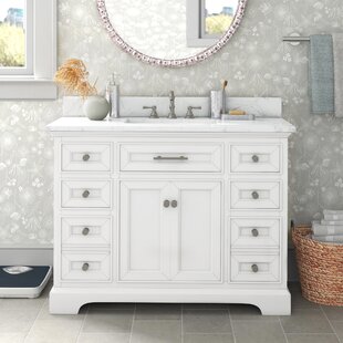 42 inch bathroom vanity deals with right offset sink